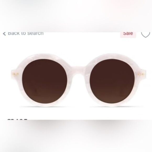 Muse Accessories - Muse white sunglasses never been used in the original case 70s mod new